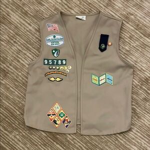 Vintage-ish Girl Scout vest from 2018